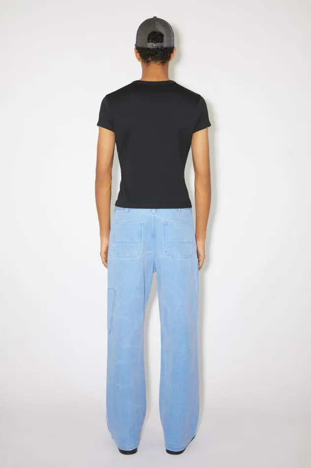 Acne Studios Crew Neck Tshirt 8211 Fitted Fit Black Women Tshirts