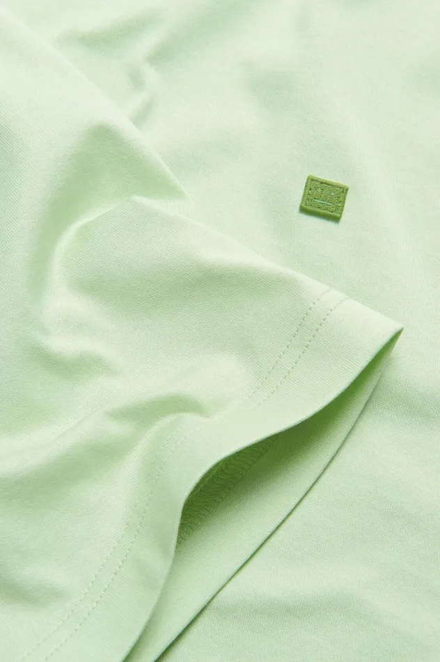 Acne Studios Crew Neck Tshirt 8211 Relaxed Fit Mint Green Women Tshirts