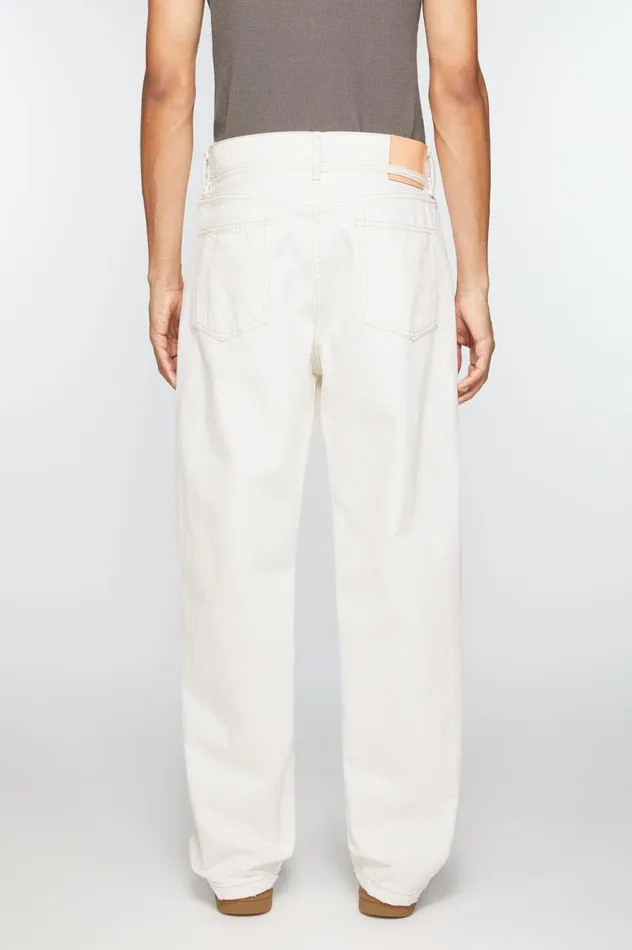 Acne Studios Loose Fit Jeans 8211 1991 Toj Off White Women Jeans