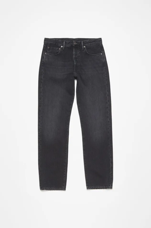 Acne Studios Regular Fit Jeans 8211 1996 Black Men Jeans