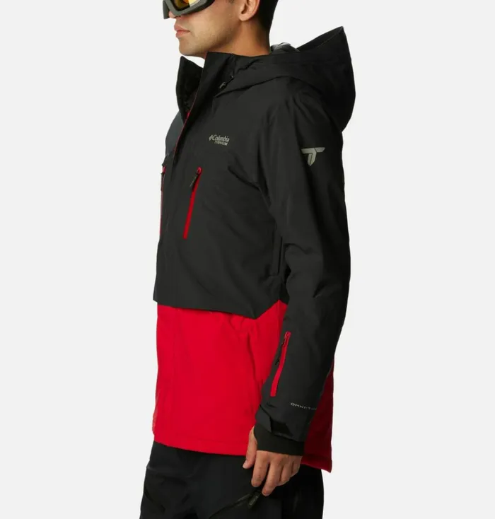 Aerial Ascender II Jacket Mountain Red Black Mens Columbia Sportswear Insulated and Down Aerial Ascender II Jacket Mountain Red Black Mens Columbia Sportswear Insulated and Down