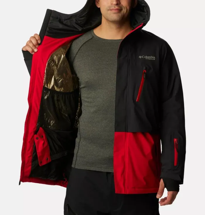 Aerial Ascender II Jacket Mountain Red Black Mens Columbia Sportswear Insulated and Down Aerial Ascender II Jacket Mountain Red Black Mens Columbia Sportswear Insulated and Down