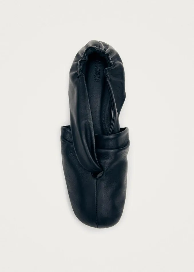 ALOHAS Ballet Flats Alaula Black Leather Ballet Flats 8211 Women
