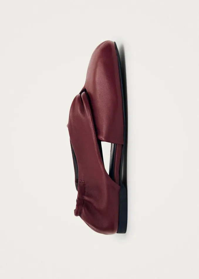 ALOHAS Ballet Flats Alaula Burgundy Leather Ballet Flats 8211 Women