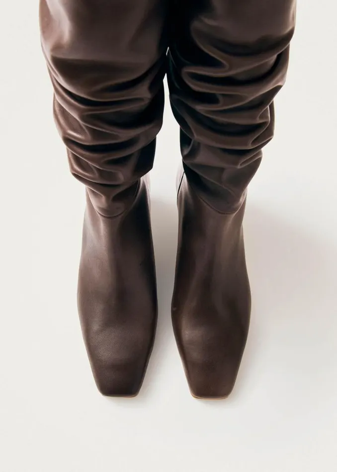 ALOHAS Boots Kalila Brown Leather Boots 8211 Women