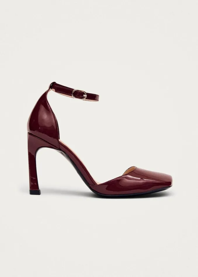 ALOHAS Heels Liebe Onix Burgundy Leather Pumps 8211 Women