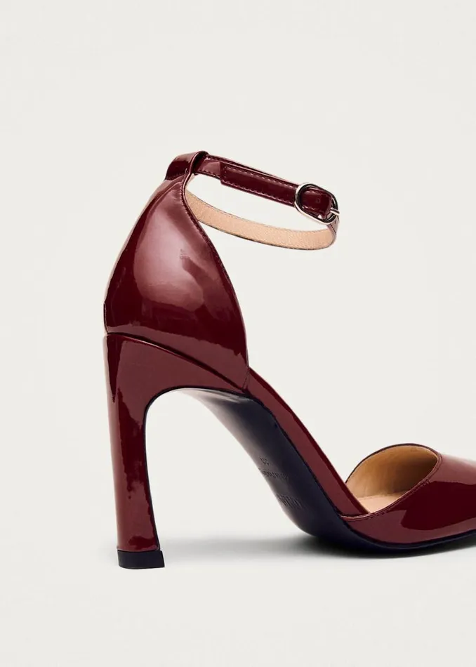ALOHAS Heels Liebe Onix Burgundy Leather Pumps 8211 Women