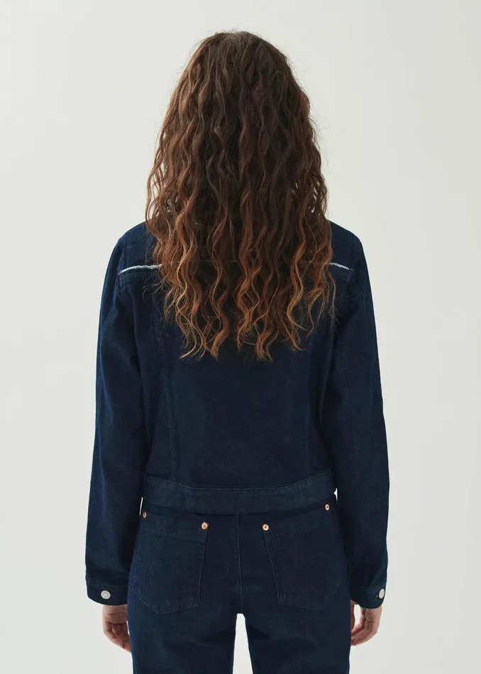 ALOHAS Jackets Coats Sand Indigo Denim Jacket 8211 Women