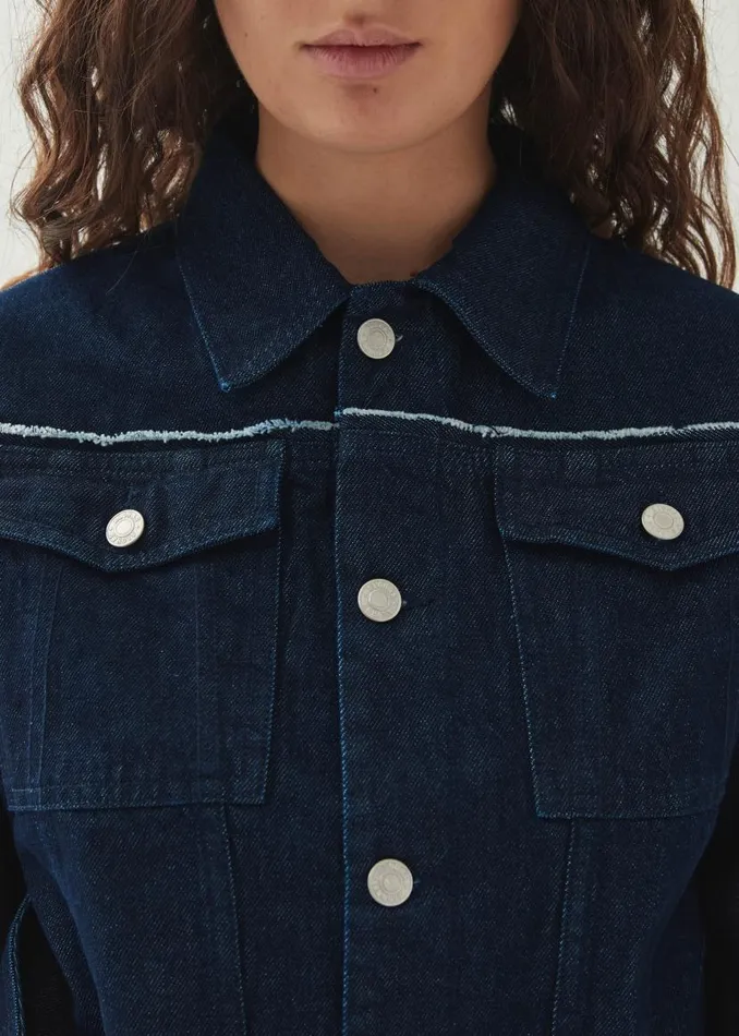 ALOHAS Jackets Coats Sand Indigo Denim Jacket 8211 Women