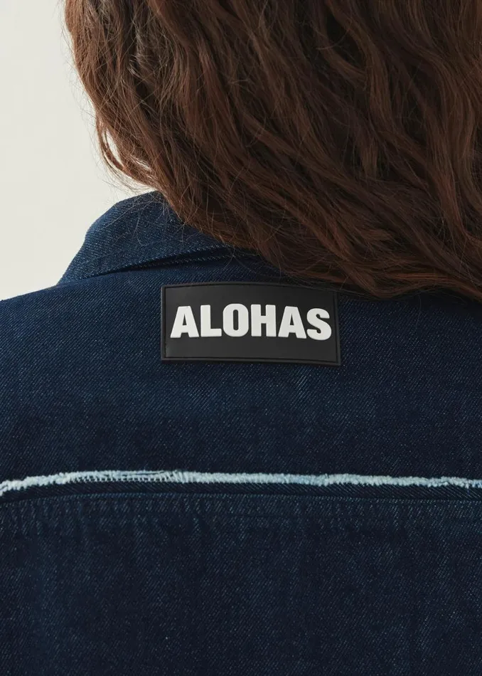 ALOHAS Jackets Coats Sand Indigo Denim Jacket 8211 Women