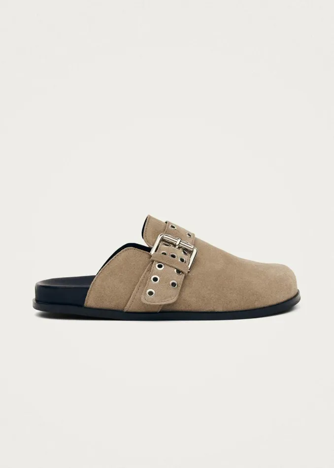 ALOHAS Mules Halia Beige Leather Mules 8211 Women