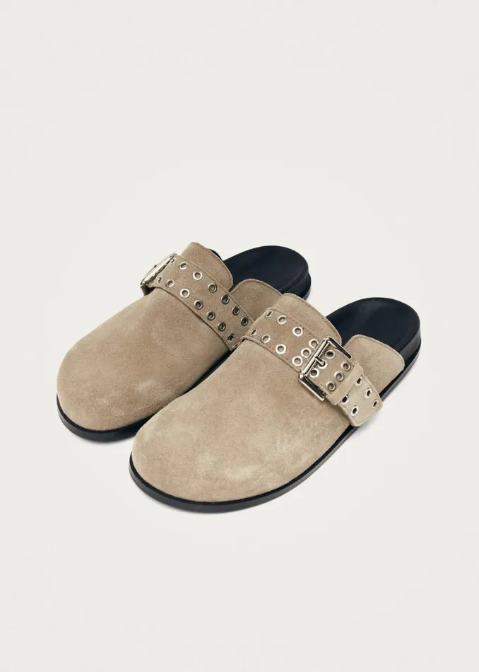 ALOHAS Mules Halia Beige Leather Mules 8211 Women