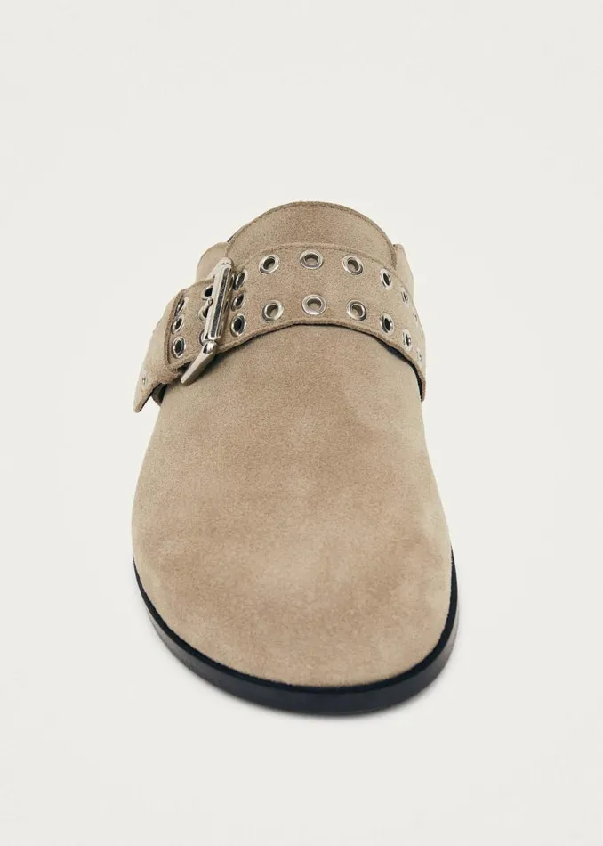 ALOHAS Mules Halia Beige Leather Mules 8211 Women