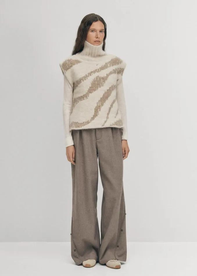 ALOHAS Sweaters Cardigans Bergen Ecru Vest 8211 Women