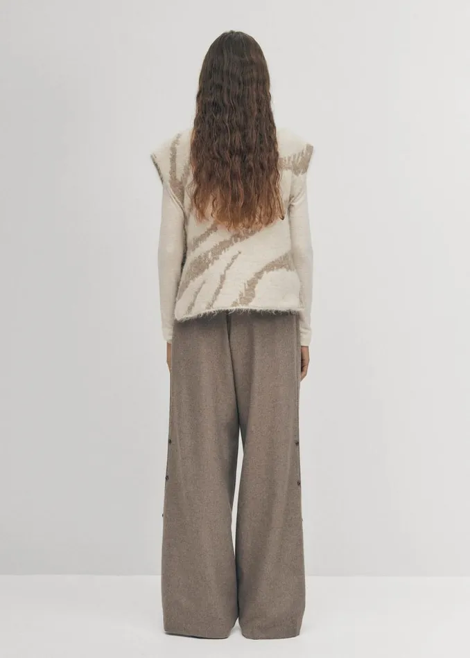 ALOHAS Sweaters Cardigans Bergen Ecru Vest 8211 Women