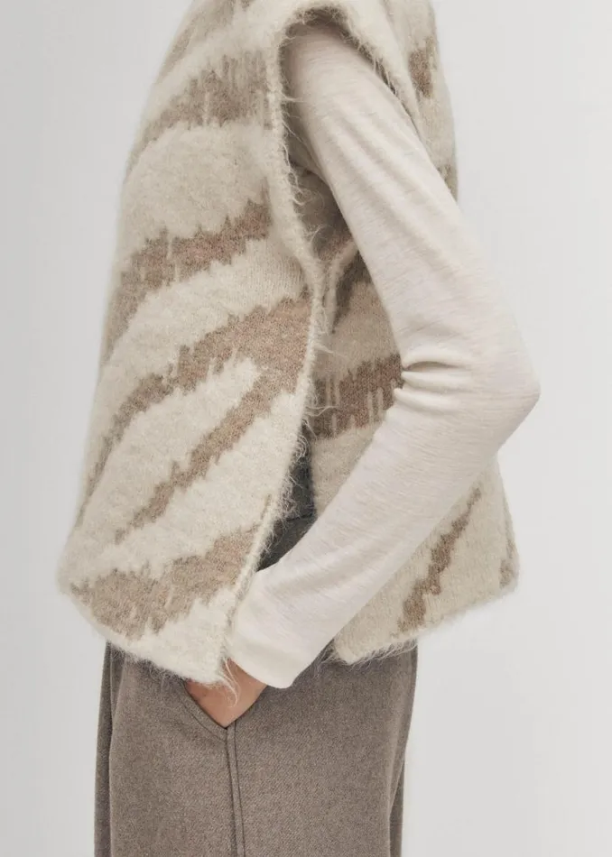 ALOHAS Sweaters Cardigans Bergen Ecru Vest 8211 Women