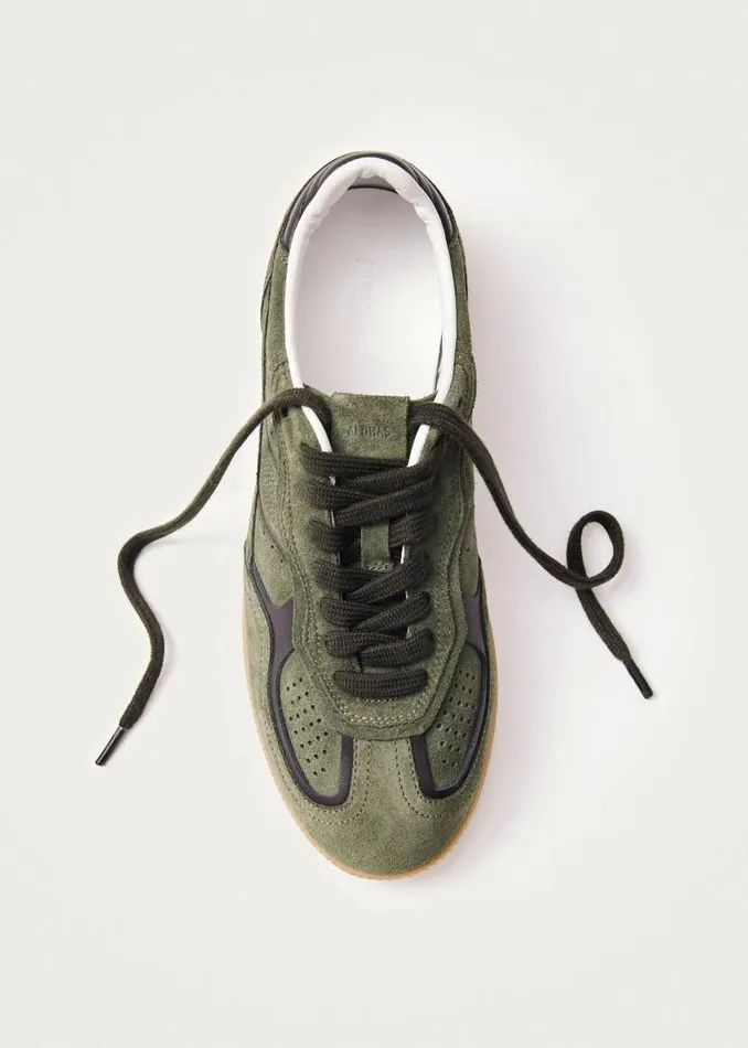 ALOHAS Tb490 Rife Dusty Olive Leather Sneakers 8211 WomenMen