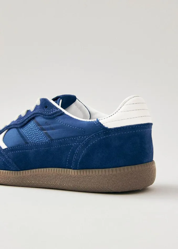 ALOHAS Tb490 Rife Sheen Blue Leather Sneakers 8211 WomenMen