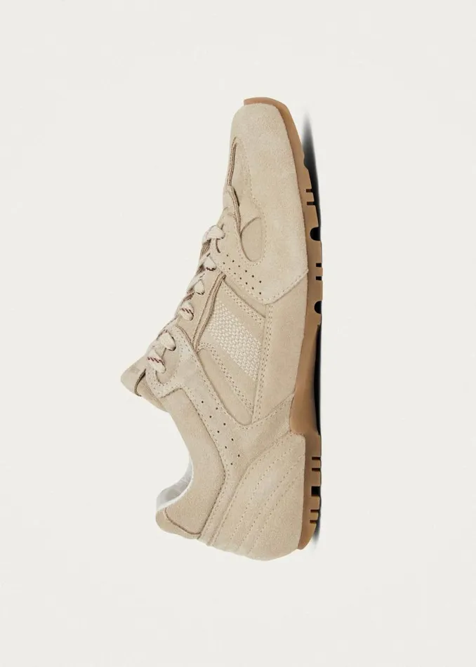 ALOHAS Tb56 Suede Cream Leather Sneakers 8211 WomenMen