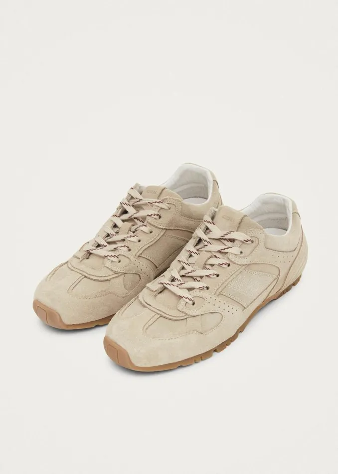 ALOHAS Tb56 Suede Cream Leather Sneakers 8211 WomenMen