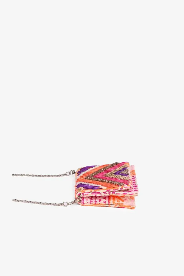 America and Beyond Clutches Women Raffia Embellished Gloria Clutch