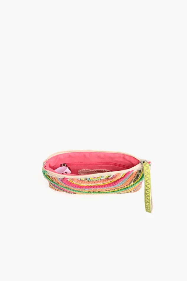 America and Beyond Crossbody Bags Women Bright Is Best Embellished Top Zip Clutch America and Beyond Crossbody Bags Women Bright Is Best Embellished Top Zip Clutch