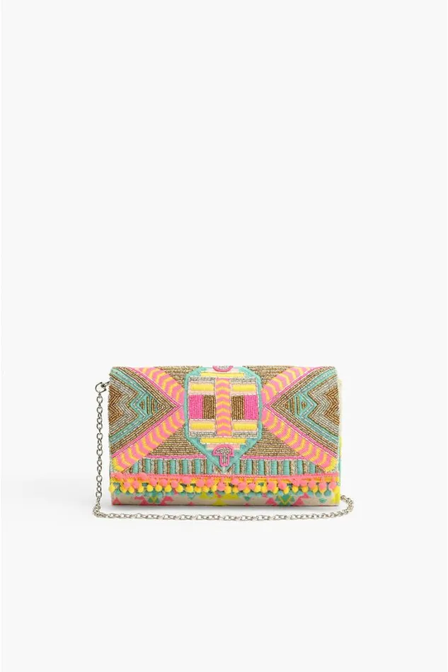 America and Beyond Crossbody Bags Women Impala Aztec Clutch