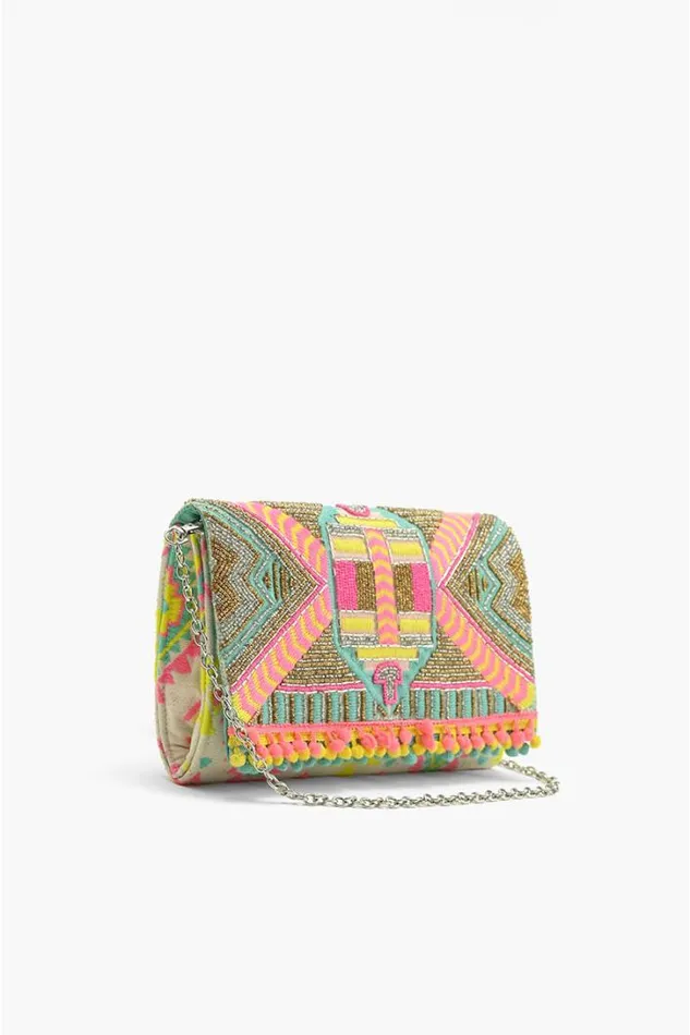 America and Beyond Crossbody Bags Women Impala Aztec Clutch