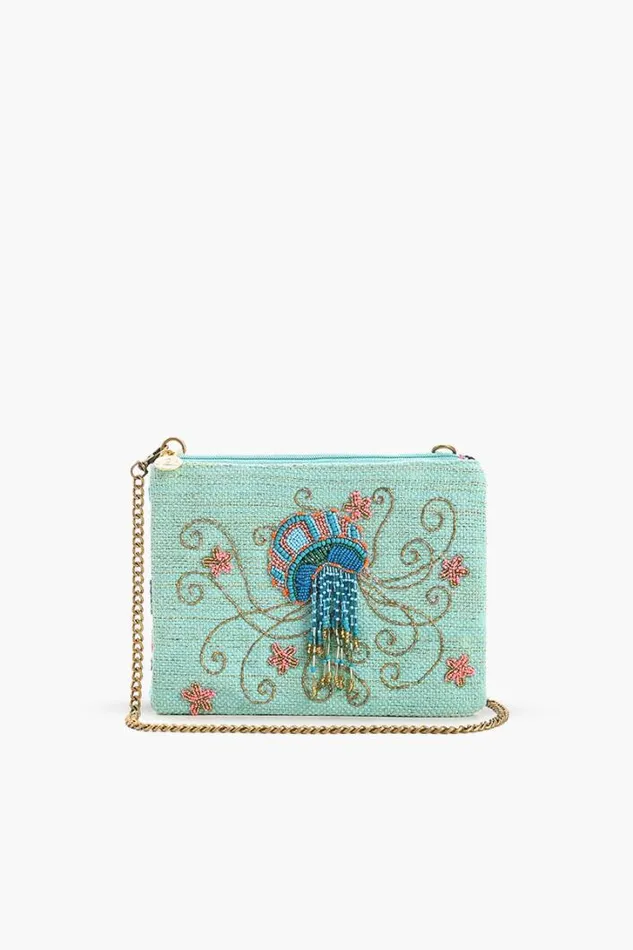 America and Beyond Crossbody Bags Women Jellyfish Crossbody