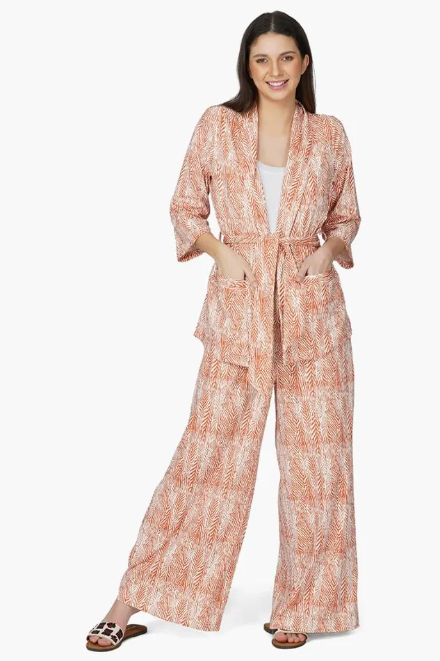 America and Beyond Jackets Women Hazel Animal Printed Jacket