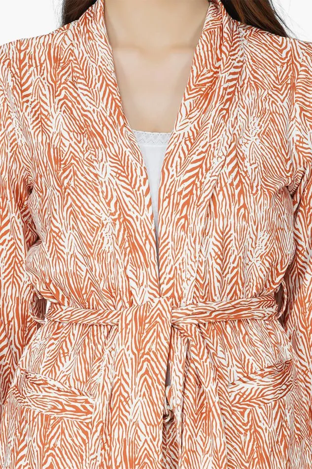 America and Beyond Jackets Women Hazel Animal Printed Jacket America and Beyond Jackets Women Hazel Animal Printed Jacket