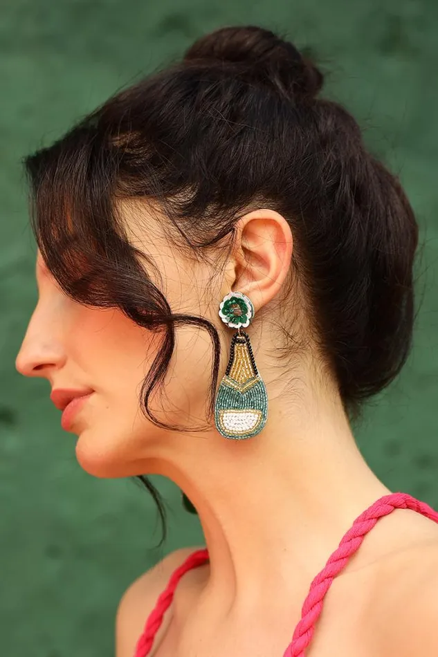 America and Beyond Jewelry Women Champagne Earrings