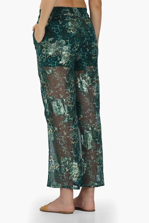 America and Beyond Pants Women Nevada Tiger Lurex Beach Pants