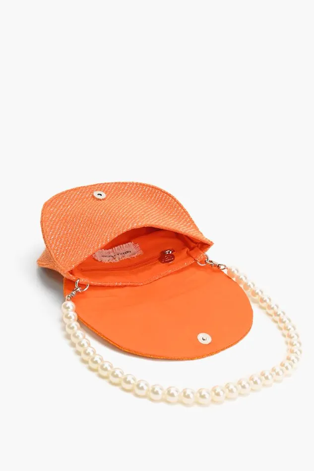 America and Beyond Shoulder Bags Women Citrus Couture Embellished Shoulder Bag