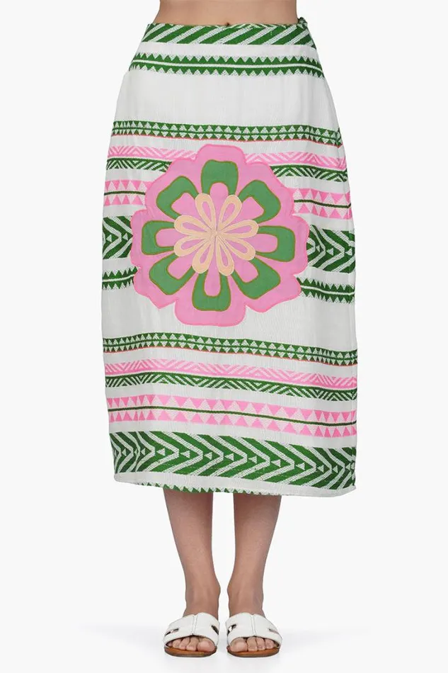 America and Beyond Skirts Women Freesia YD Stripe Skirt