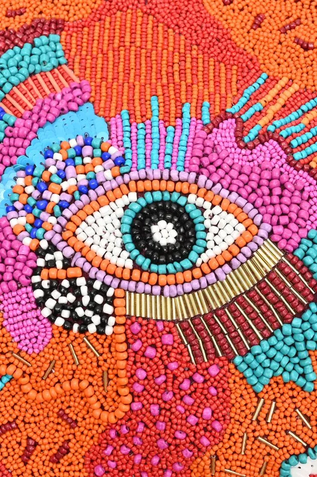 America and Beyond Totes Women Crimson Evil Eye Day Tote