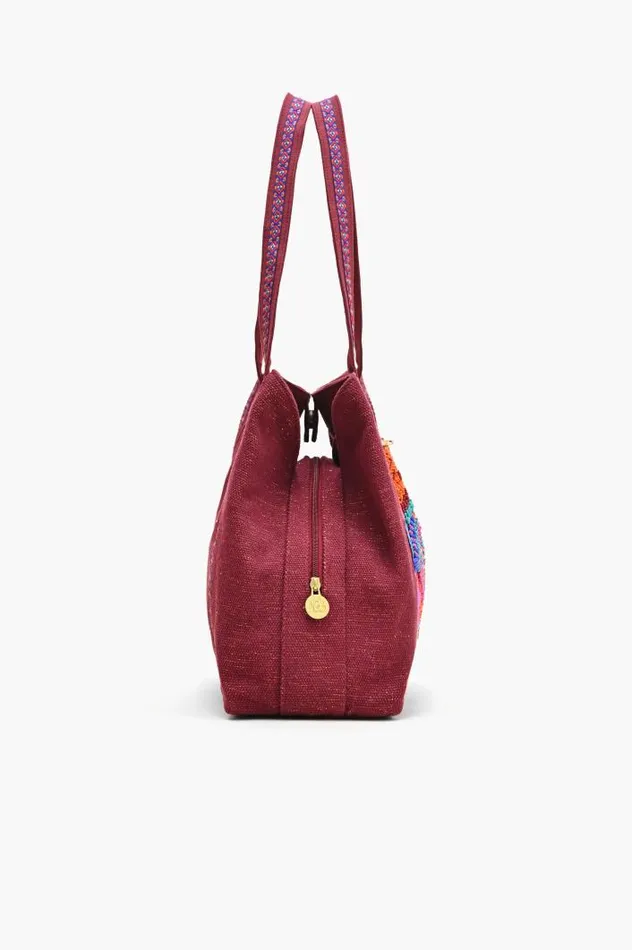 America and Beyond Totes Women Crimson Evil Eye Day Tote