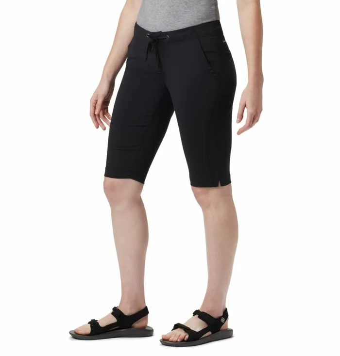 Anytime Outdoor Long Shorts Black Womens Columbia Sportswear Shorts and Skorts