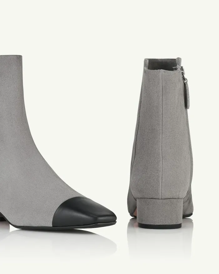 Aquazzura Booties French Flirt Bootie 35 Grey 8211 Women Aquazzura Booties French Flirt Bootie 35 Grey 8211 Women