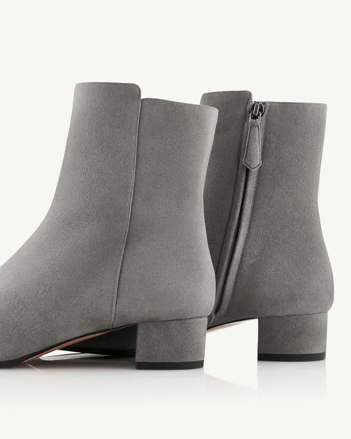 Aquazzura Booties French Flirt Bootie 35 Grey 8211 Women Aquazzura Booties French Flirt Bootie 35 Grey 8211 Women