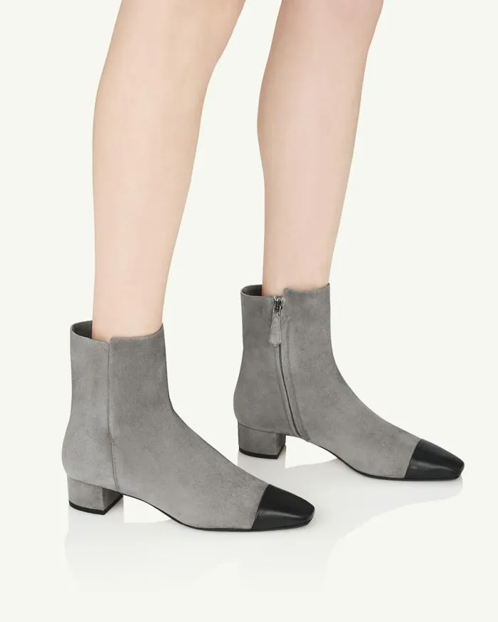 Aquazzura Booties French Flirt Bootie 35 Grey 8211 Women Aquazzura Booties French Flirt Bootie 35 Grey 8211 Women