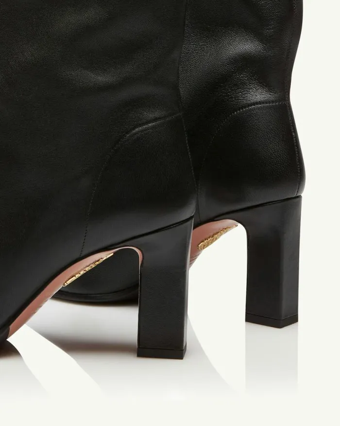 Aquazzura Booties Manzoni Bootie 85 Black 8211 Women Aquazzura Booties Manzoni Bootie 85 Black 8211 Women