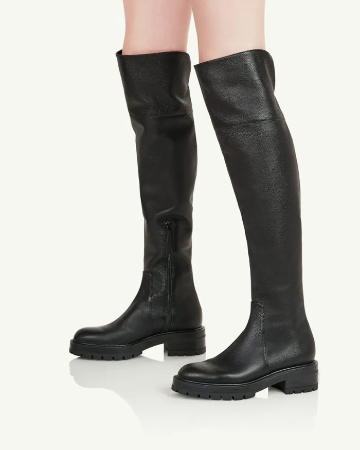Aquazzura Boots Whitney Boot Flat Black 8211 Women Aquazzura Boots Whitney Boot Flat Black 8211 Women