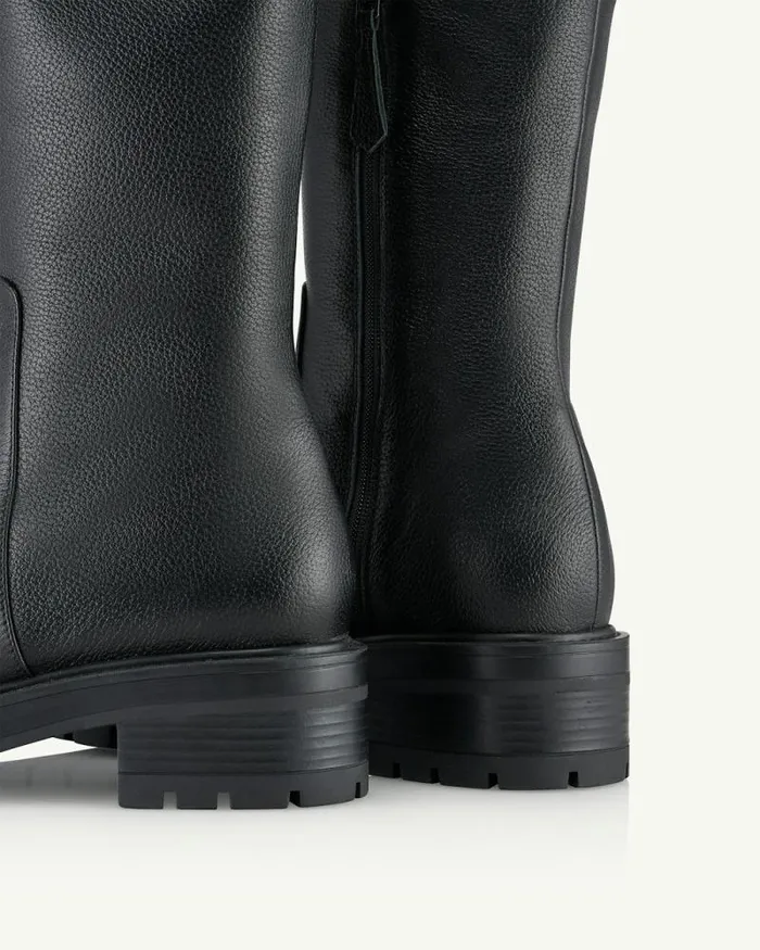 Aquazzura Boots Whitney Boot Flat Black 8211 Women Aquazzura Boots Whitney Boot Flat Black 8211 Women