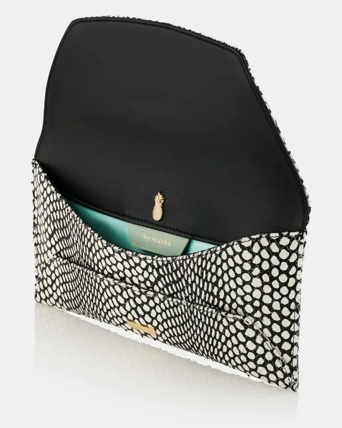 Aquazzura Clutch Bags Envelope Clutch Blackwhite 8211 Women Aquazzura Clutch Bags Envelope Clutch Blackwhite 8211 Women