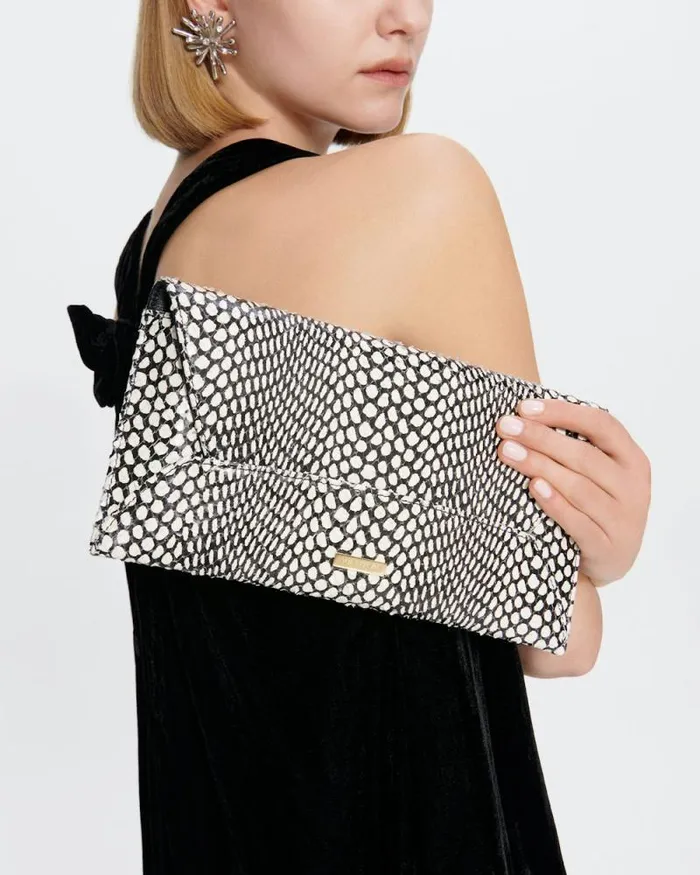 Aquazzura Clutch Bags Envelope Clutch Blackwhite 8211 Women Aquazzura Clutch Bags Envelope Clutch Blackwhite 8211 Women