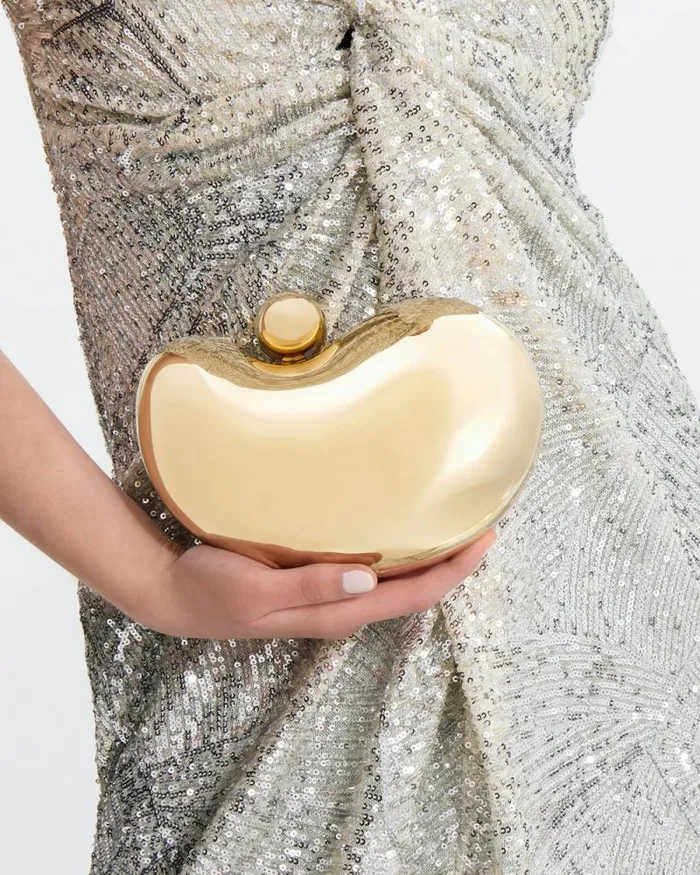 Aquazzura Clutch Bags Minimalist Clutch Gold 8211 Women Aquazzura Clutch Bags Minimalist Clutch Gold 8211 Women