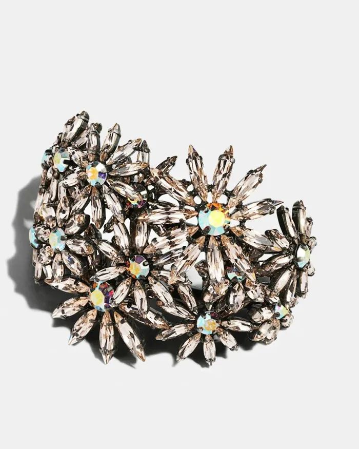Aquazzura Jewelry Crystal Margarita Bracelet Bronze 8211 Women