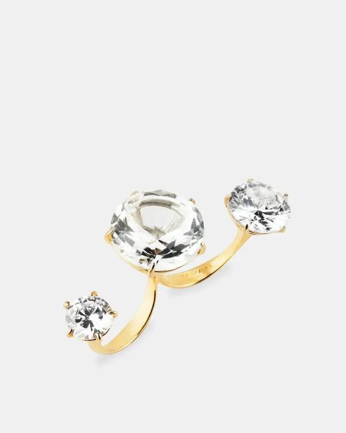 Aquazzura Jewelry Galactic Crystal Ring Gold 8211 Women
