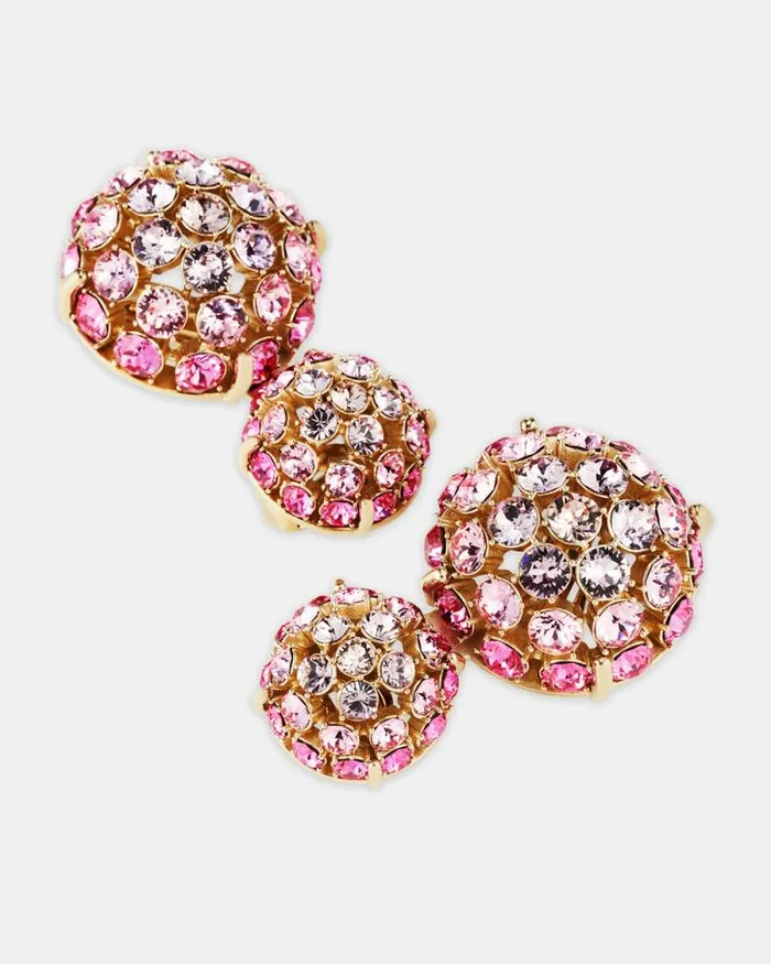 Aquazzura Jewelry Love Bubbles Earrings Pink 8211 Women